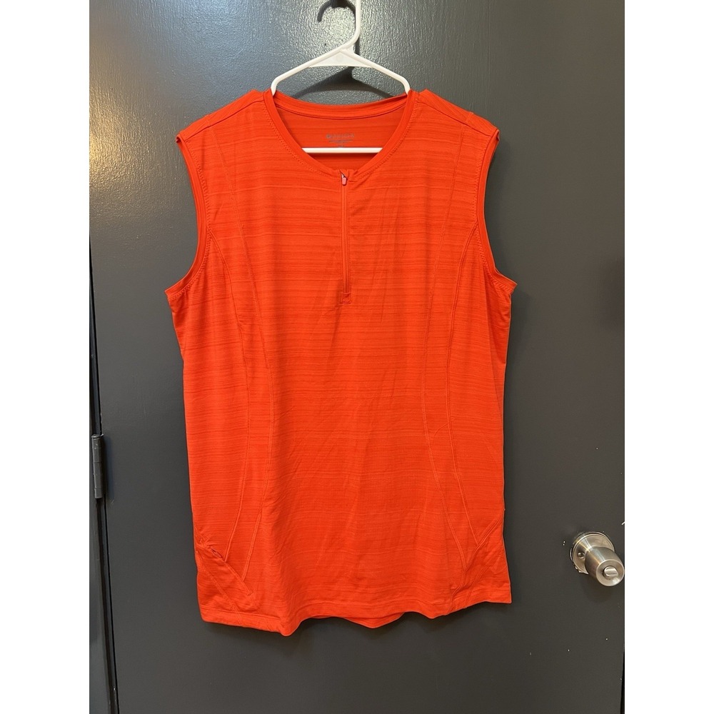 Athleta Pacifica Illume Fitted Tank Size XLT Orange Womens
